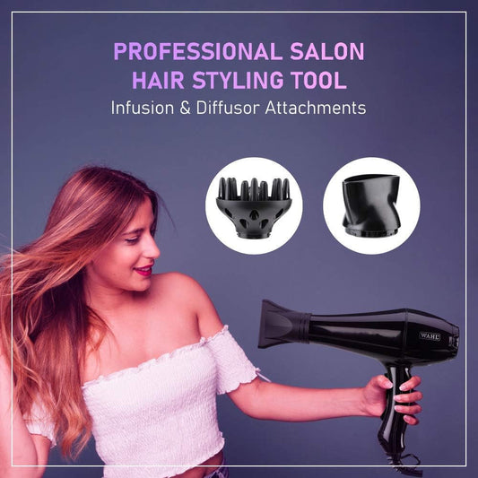 🛒 Gulf Buy's™ 🛍️ wahl-5439-024-super-dry-professional-styling-hair-dryer-black